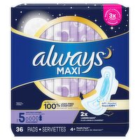 Always - Maxi Pads, Extra Heavy Overnight