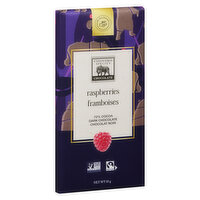 Endangered Species - Chocolate Bar - 72% Cacao Dark Chocolate with Raspberries, 85 Gram