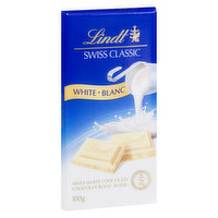 Lindt - Swiss Classic White Chocolate Bar, 100 Gram