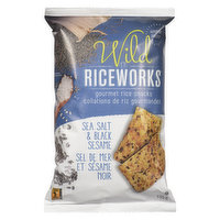 Riceworks - Rice Snacks -Sea Salt & Black Sesame