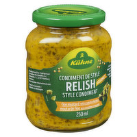 Kuhne - Gourmet Relish - Fine Mustard, 250 Millilitre