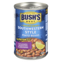 Bush Beans - Savoury Beans Southwestern Style Pinto Beans, 398 Millilitre