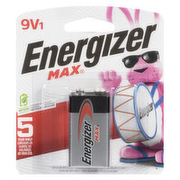 Energizer - Max 9V Powerseal Alkaline Battery, 1 Each
