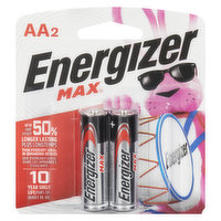 Energizer - Max AA2 Batteries, 2 Each