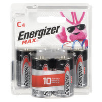 Energizer - Max Batteries C, 4 Each