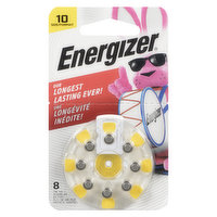 Energizer - Hearing Aid Batteries Long Tabs, 8 Each