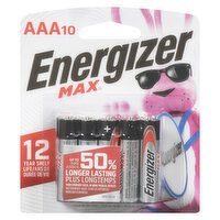 Energizer - Max Batteries AAA10, 10 Each