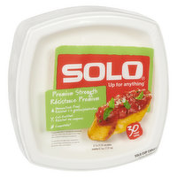 Solo Fruit - Sugarcane Plates 6.7 inch, 30 Each