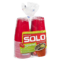 Solo - Solo 18 oz Beer Sqrd Cup (Red), 30 Each