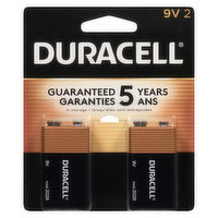 Duracell - 9V Batteries, 2 Each