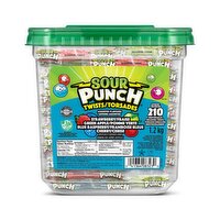 Sour Punch - Individially Wrapped Twists Jar, 1.2 Kilogram