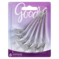 Goody - Wave Sectioning Grooming Clips, 6 Each
