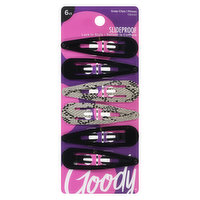 Goody - Medium Snap Clips - Cheetaw, 6 Each