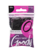 Goody - Forever Polyband Black, 150 Each