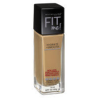 Maybelline - Fit Me! Hydrate+Smooth Foundation - Soft Honey, 30 Millilitre