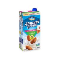 Blue Diamond - Almond Breeze - Unsweetened Original w/ Vitamins, 946 Millilitre