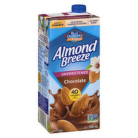 Blue Diamond - Almond Breeze  - Unsweetened Chocolate w/ Vitamins, 946 Millilitre