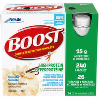 Boost - Nutritional Supplement High Protein - Vanilla, 6 Each