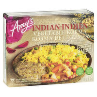 Amy's - Meal Indian Veggie Korma, 269 Gram