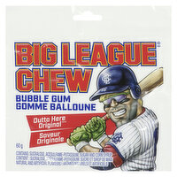 Big League Chew - Bubble Gum Outta' Here Original, 60 Gram