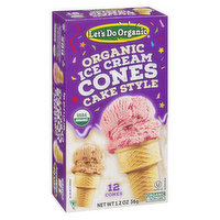 Let's Do Organic - Ice Cream Cones, 36 Gram