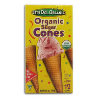 Let's Do Organic - Sugar Cones, 144 Gram