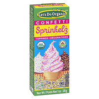 Lets Do Organic - Confetti Sprinkelz, 28 Gram