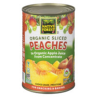 Native Forest - Peaches Sliced Organic, 398 Millilitre