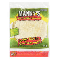 Manny's - Flour Tortillas - Soft Taco Size, 10 Each
