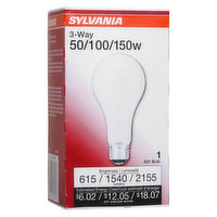 Sylvania - Bulb 3Way 1/50-100-150, 1 Each