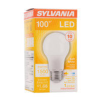 Sylvania - LED Soft White 100W Non-Dimmable A19 Bulb, 1 Each