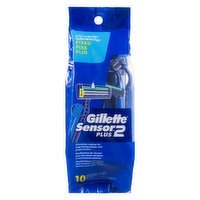 Gillette - Sensor2 Plus Soft Ultra Grip, 10 Each