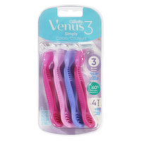 Gillette Daisy Disposable Razor, 12 Count + 1 FREE Venus Simply3 