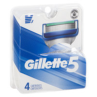 Gillette - 5-Blade Refill Cartridges, 4 Each