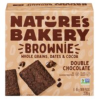 Nature's Bakery - Double Chocolate Brownies, 270 Gram