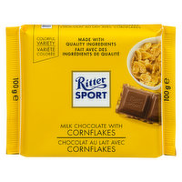Ritter Sport - Chocolate Bar - Cornflakes, 100 Gram