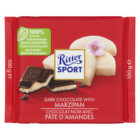 Ritter Sport - Marzipan Dark Chocolate Bar, 100 Gram