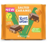 Ritter Sport - Chocolate Bar Salted Caramel Vegan, 100 Gram