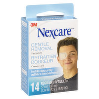 3m - Eye Patch - Gentle Removal, 14 Each