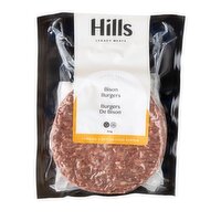 Hill's Legacy - Bison Burgers 100%. 4oz, 213 Gram