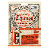 Chimes - Ginger Chews Orange, 142 Gram
