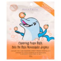 Aura Cacia - Kids Cheering Foam Bath with Tangerine, 70.9 Gram