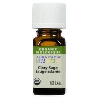 Aura Cacia - Essential Oil Clary Sage, 7.4 Millilitre