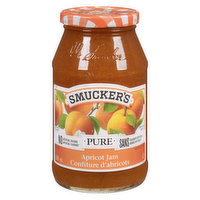 Smucker's - Jam - Pure Apricot, 500 Millilitre
