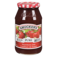 Smucker's - Jam - Pure Strawberry, 500 Millilitre