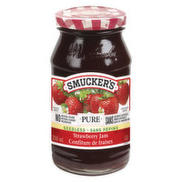 Smucker's - Jam - Pure Strawberry Seedless, 250 Millilitre