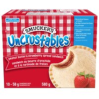 Smucker's - Uncrustables PB & Strawberry Spread Sandwich