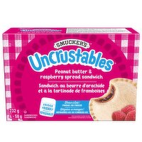 Smucker's - Uncrustables Peanut Butter & Raspberry Spread Sandwich, 232 Gram