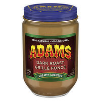 Adams Adams - Dark Roast Creamy Peanut Butter, 500 Gram