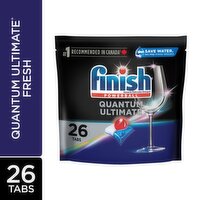 Finish - Dishwasher Detergent Tabs Quantum Ultimate, 26 Each